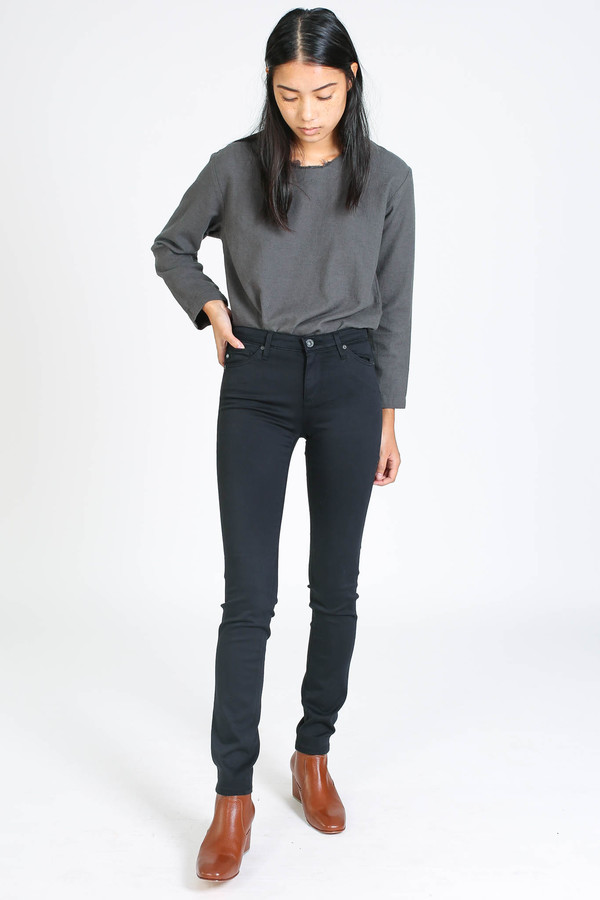 AG Jeans Sateen Prima in Super Black AG Jeans Sateen Prima in Super Black