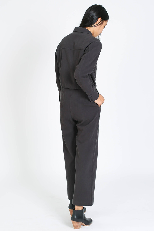 First Rite Tie work shirt in charcoal First Rite Tie work shirt in charcoal