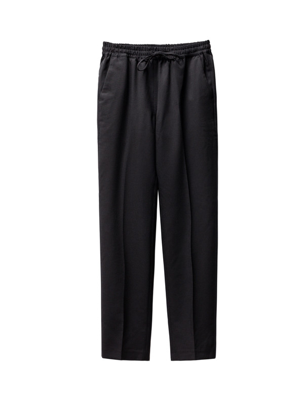 Sunspel Womens Drawstring Trousers Black Sunspel Womens Drawstring Trousers Black