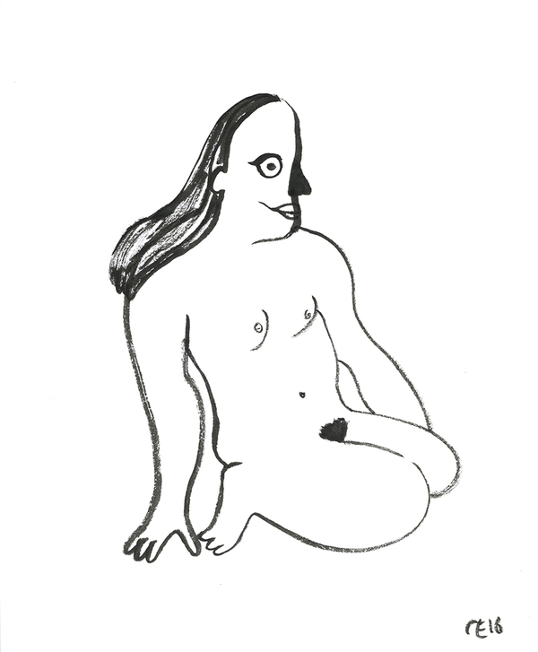 Camilla Engstrom Sitting woman Camilla Engstrom Sitting woman