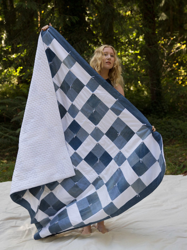DUO NYC Denim Patch Quilt DUO NYC Denim Patch Quilt
