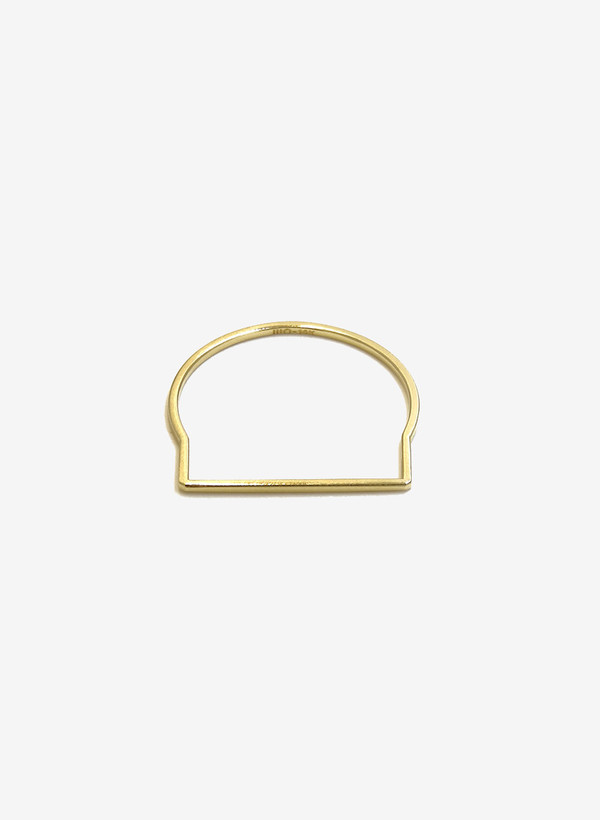 Mute Object Line 14K Gold Ring Mute Object Line 14K Gold Ring