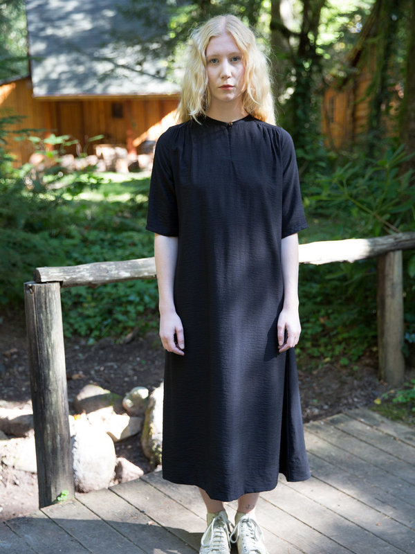 Sunja Link Gathered Back Yoke Dress Sunja Link Gathered Back Yoke Dress