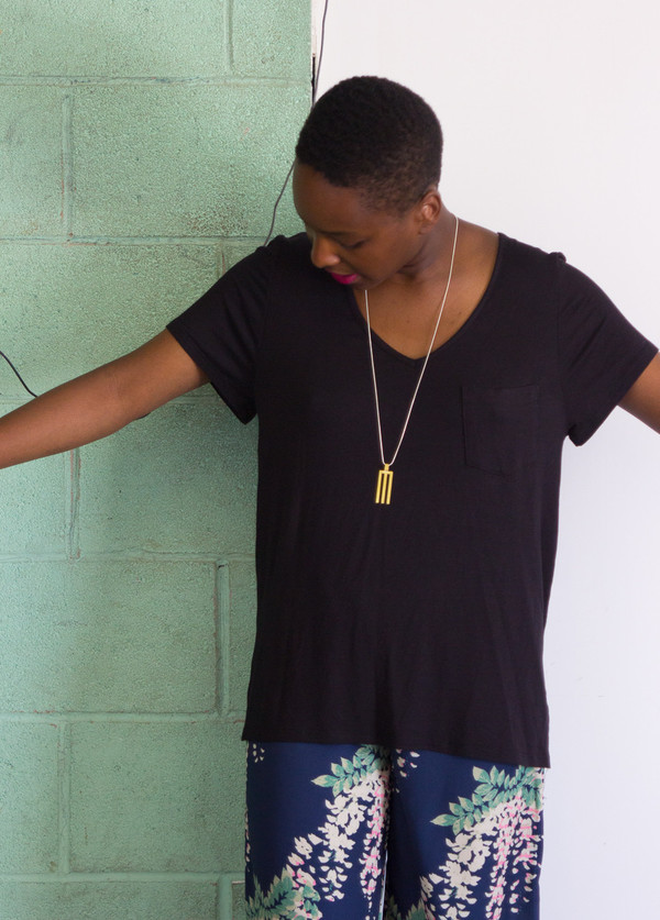 Menage A Deux V-Neck with Pocket tee Menage A Deux V-Neck with Pocket tee