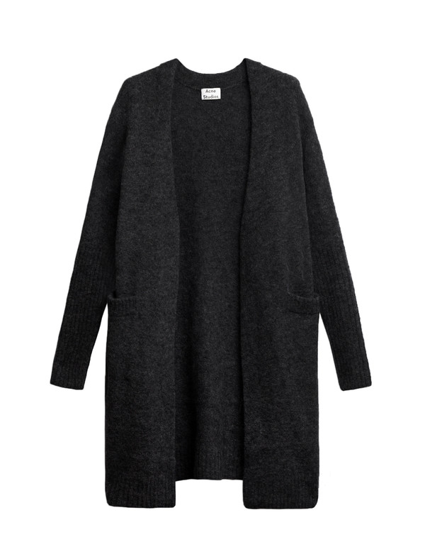 Acne Studios Womens Raya Mohair Cardigan Black Acne Studios Womens Raya Mohair Cardigan Black