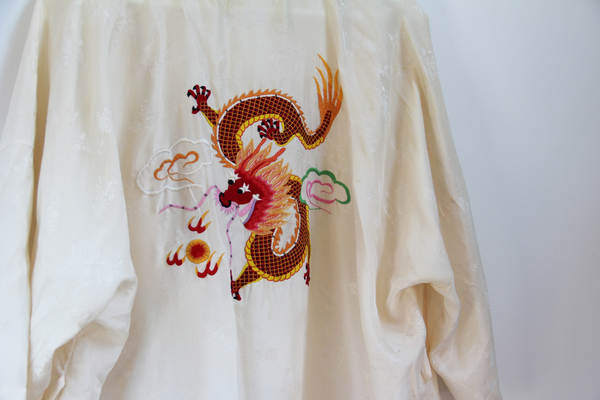 Hey Jude Vintage Silk Dragon Kimono Hey Jude Vintage Silk Dragon Kimono