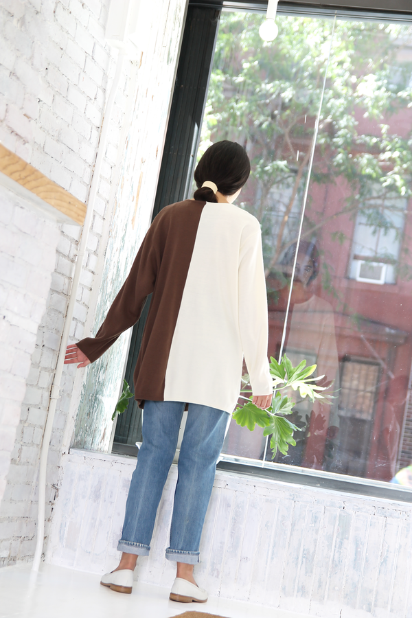 DUO NYC Vintage Color Block Pocket Pullover DUO NYC Vintage Color Block Pocket Pullover