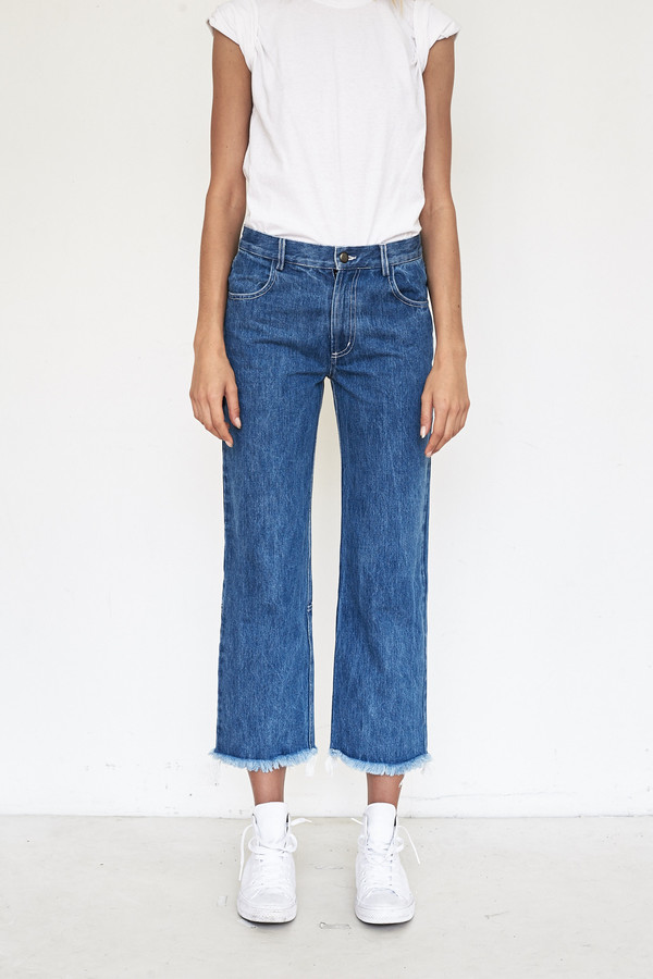 Sandy Liang Cotton Grandpa Jeans Sandy Liang Cotton Grandpa Jeans