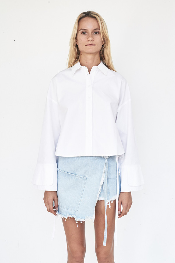 Sandy Liang Cotton Jeremy Top Sandy Liang Cotton Jeremy Top