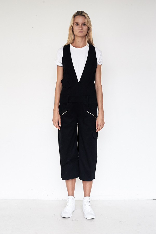 Sandy Liang Cotton Reed Jumpsuit Sandy Liang Cotton Reed Jumpsuit