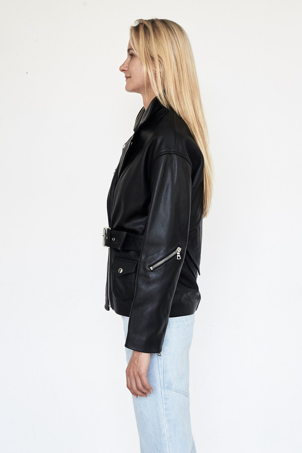 Sandy Liang Leather Biker Jacket Sandy Liang Leather Biker Jacket