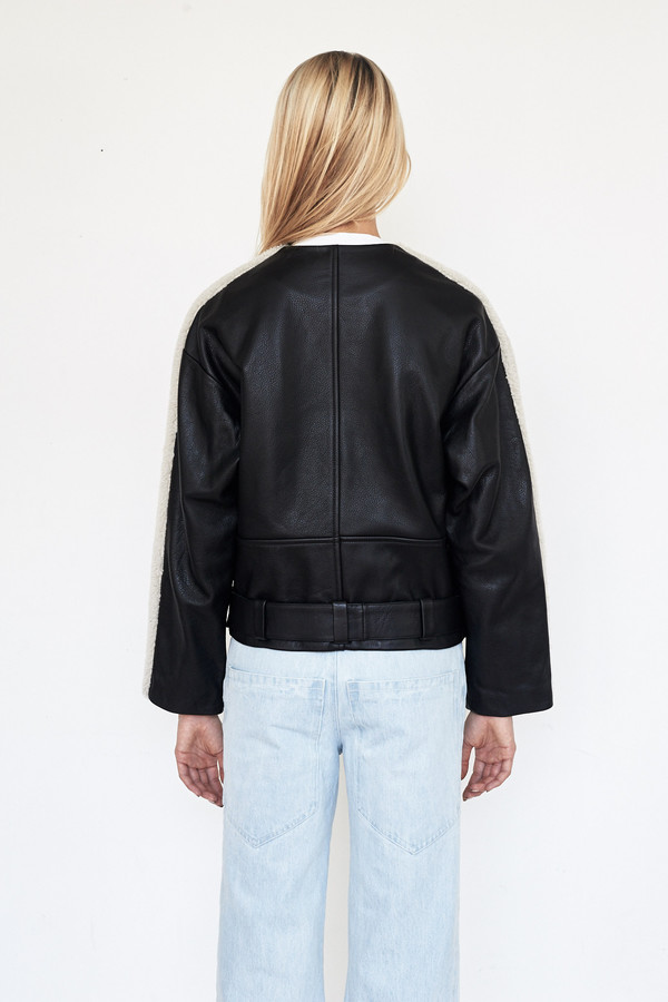 Sandy Liang Leather Rickal Jacket Sandy Liang Leather Rickal Jacket
