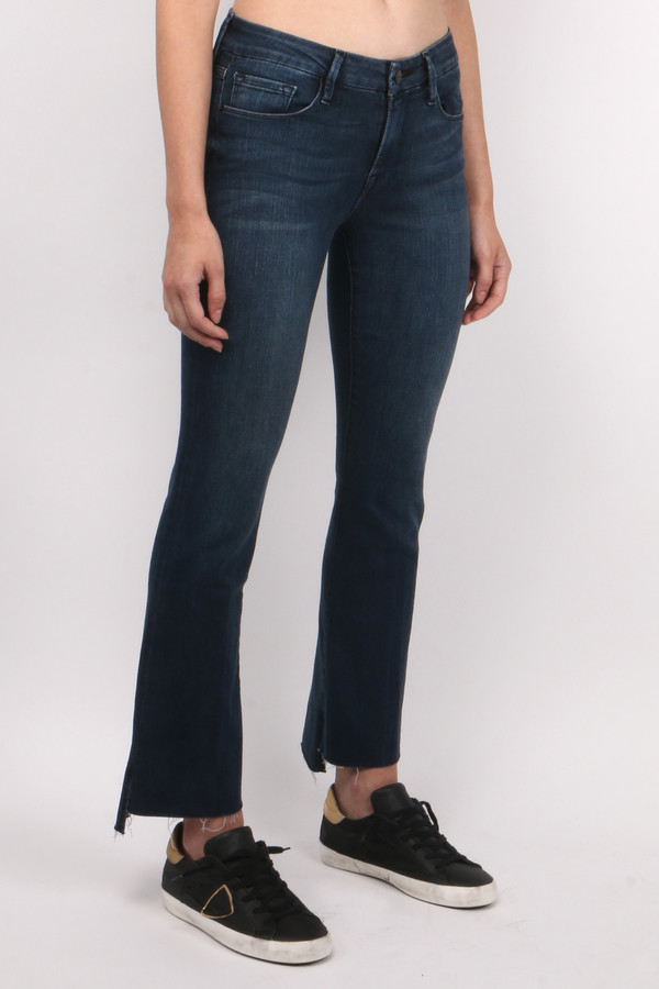 FRAME Denim Le Crop Mini Boot Raw Stagger FRAME Denim Le Crop Mini Boot Raw Stagger