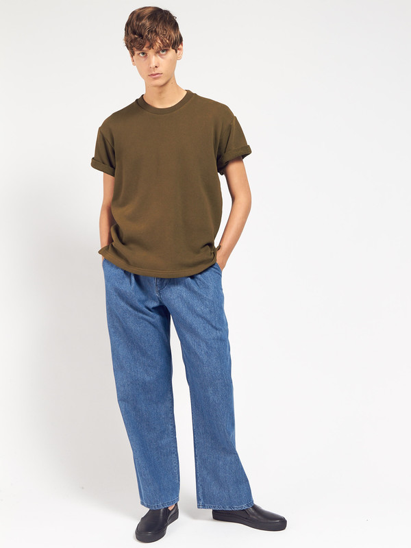 Men's Fanmail SS Sweat - Surplus Green Men's Fanmail SS Sweat - Surplus Green