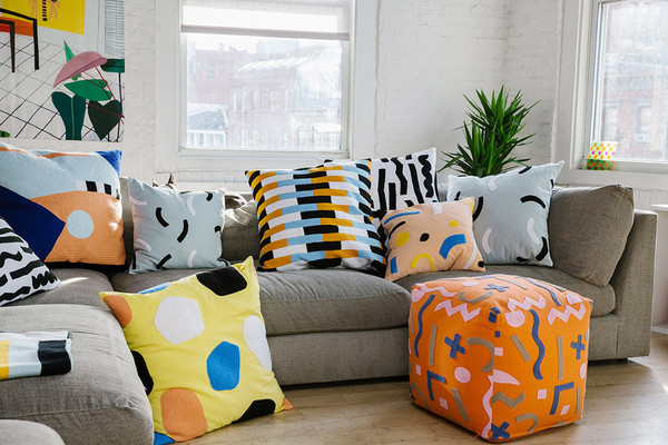 Large 'Paper' Pillow by DusenDusen Large 'Paper' Pillow by DusenDusen