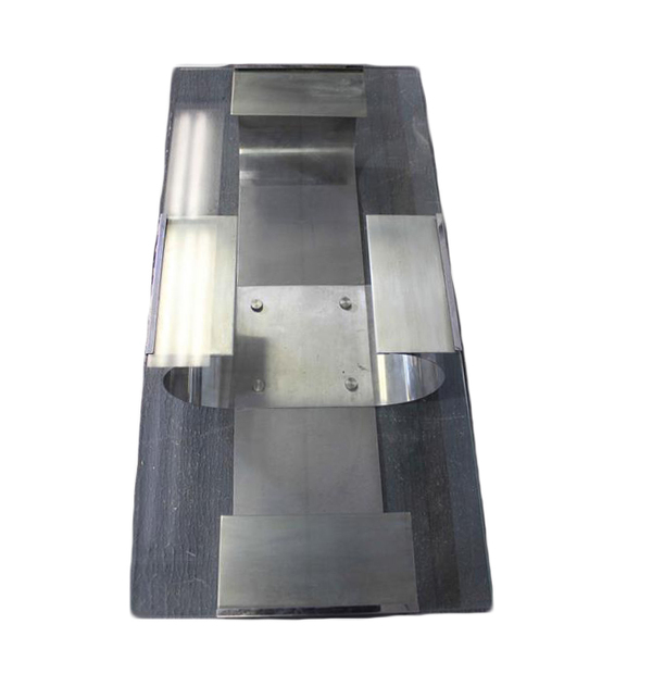 Chrome + Glass Coffee Table by Francois Monnet Chrome + Glass Coffee Table by Francois Monnet