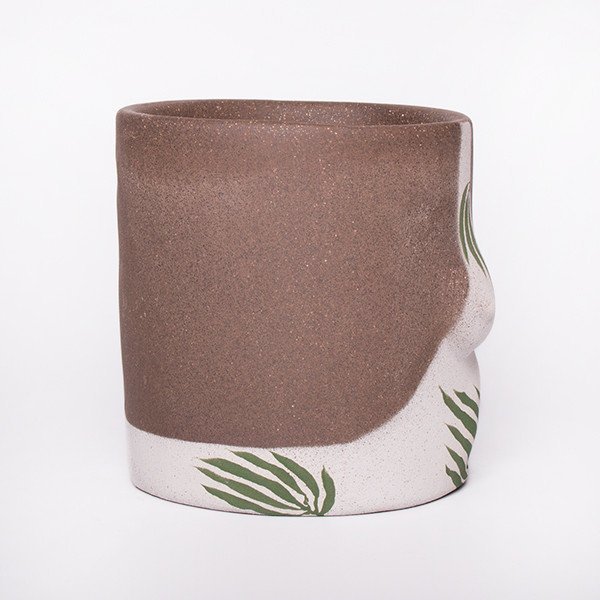 Group Partner "Dark Leaves Girl" Pot Group Partner "Dark Leaves Girl" Pot