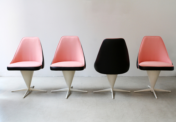 Late 1960s Set of 2 Chairs with Table Late 1960s Set of 2 Chairs with Table