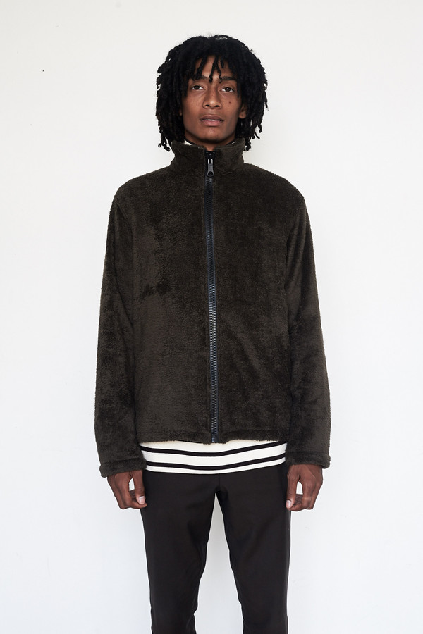 Men's Our Legacy Polarfleece Funnel Jacket Men's Our Legacy Polarfleece Funnel Jacket