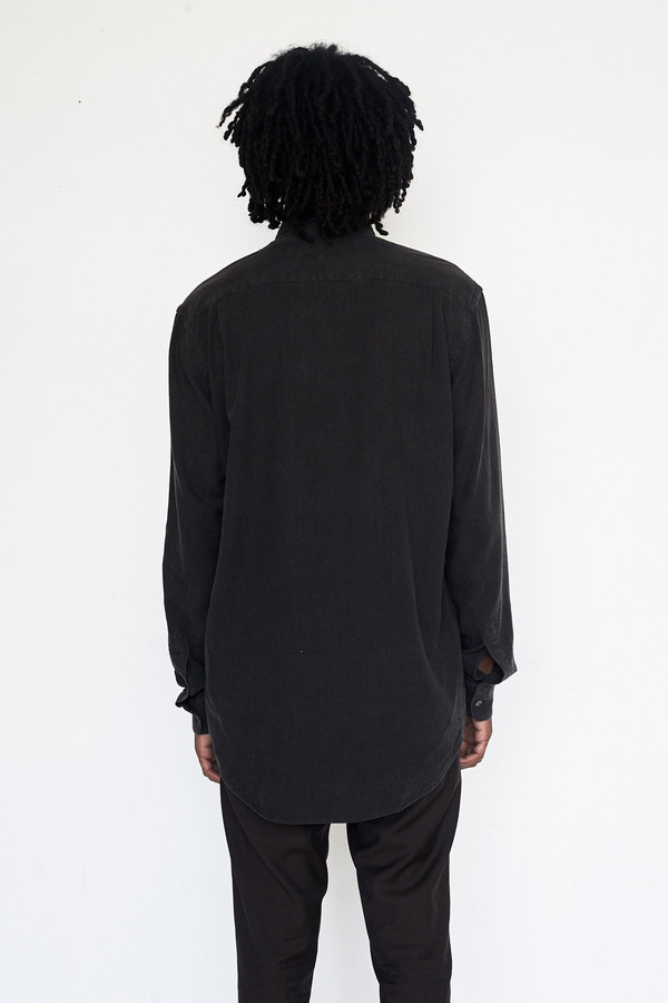 Men's Our Legacy Silk Classic Marron Shirt Men's Our Legacy Silk Classic Marron Shirt