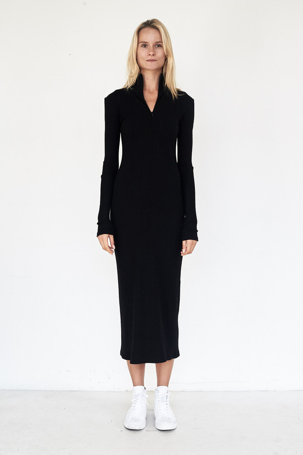 Assembly New York Viscose Ribbed L/S Maxidress Assembly New York Viscose Ribbed L/S Maxidress