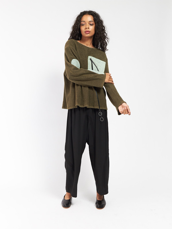 CF Goldman Patch Pullover Green CF Goldman Patch Pullover Green