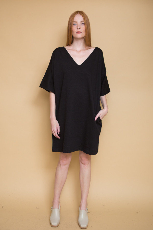 Kowtow Snap Shot Dress - Black Kowtow Snap Shot Dress - Black