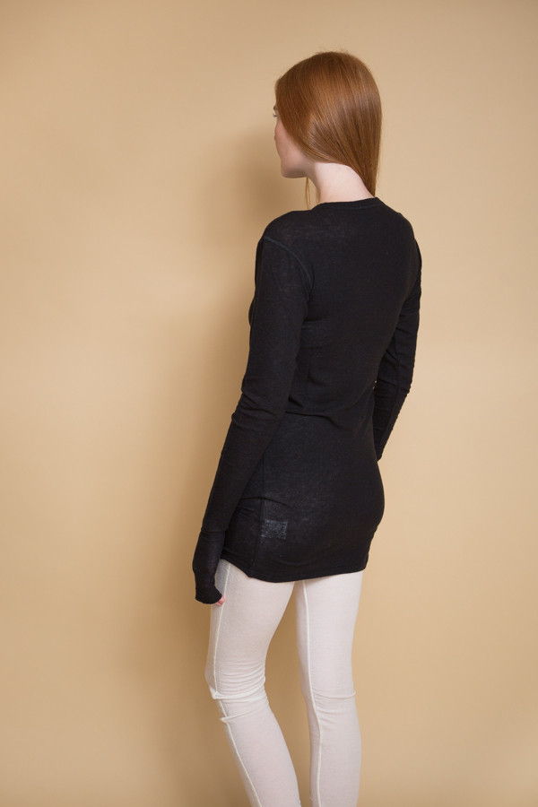 Skinny Long Sleeve T-Shirt / Caviar Skinny Long Sleeve T-Shirt / Caviar