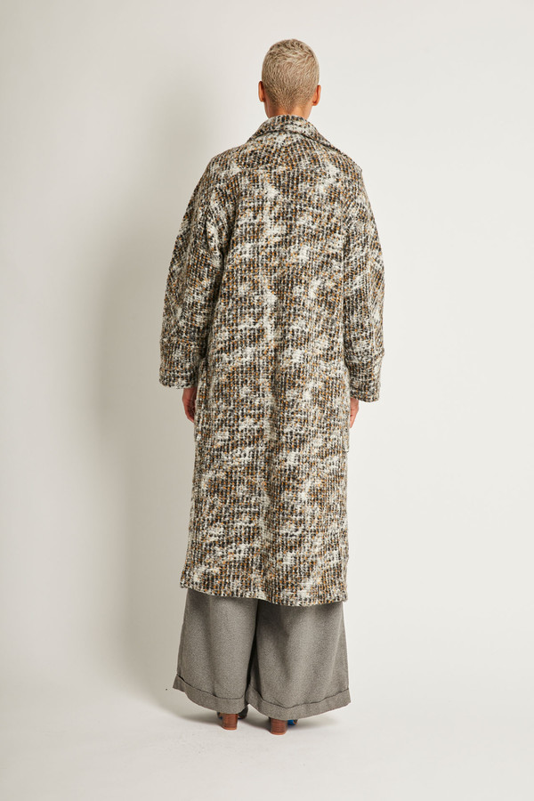 Kurt Lyle Bangsy Coat in Gravel Kurt Lyle Bangsy Coat in Gravel