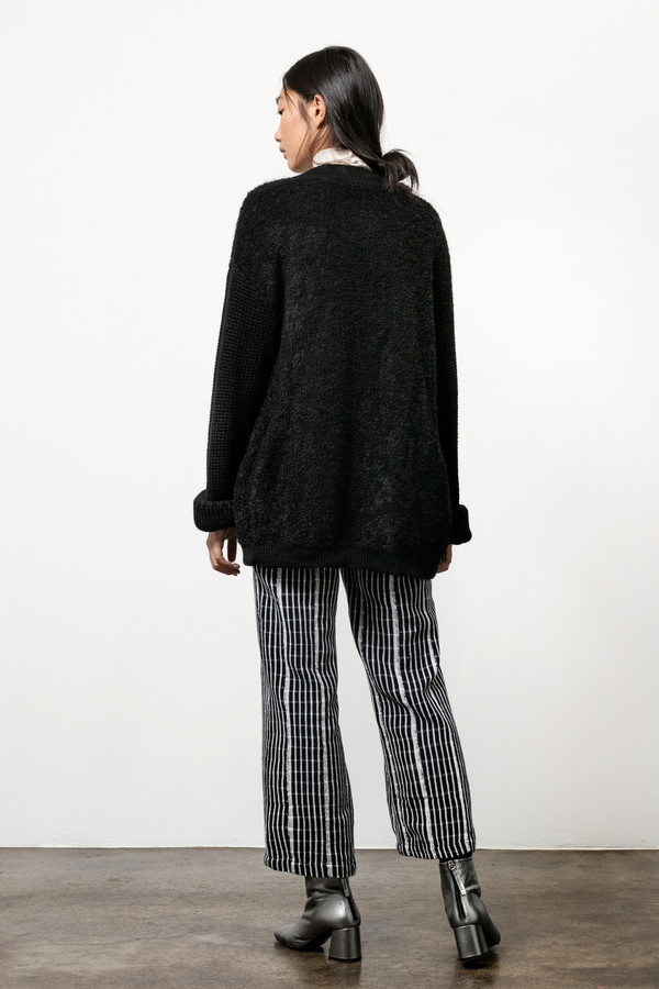 Osei-Duro Boucle Cardigan in Black Osei-Duro Boucle Cardigan in Black
