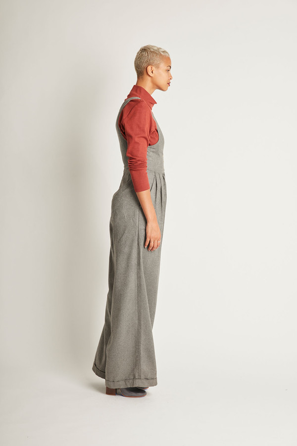 Kurt Lyle Olivia Pants in Charcoal Suede Kurt Lyle Olivia Pants in Charcoal Suede