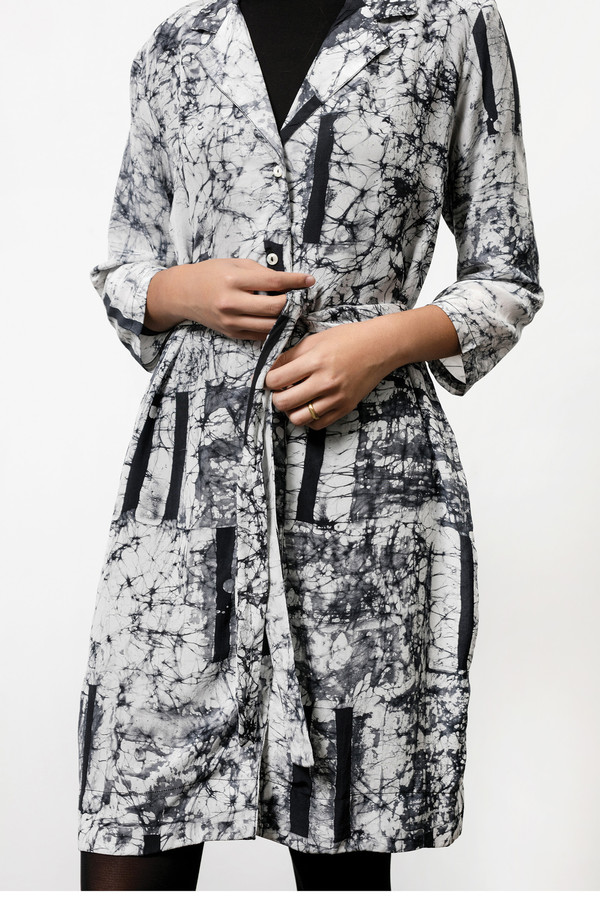 Osei-Duro Corium Dress in Broken Barcode Osei-Duro Corium Dress in Broken Barcode
