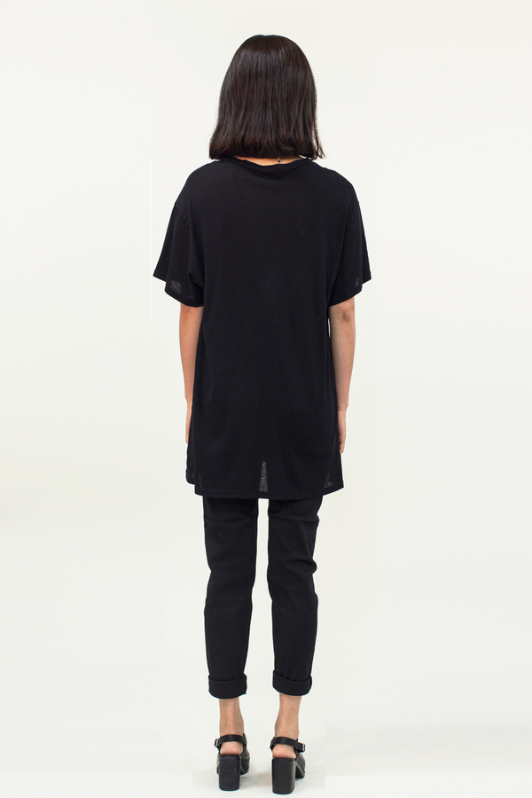 LACAUSA Tall Tee- Black LACAUSA Tall Tee- Black
