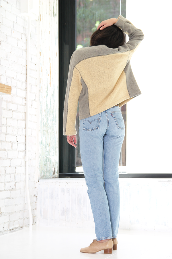 DUO NYC Vintage Color Block Cardigan DUO NYC Vintage Color Block Cardigan