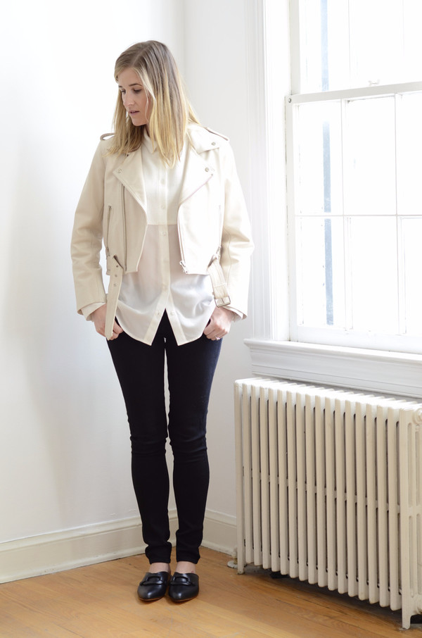 Ganni Angela Leather Biker Jacket Ganni Angela Leather Biker Jacket