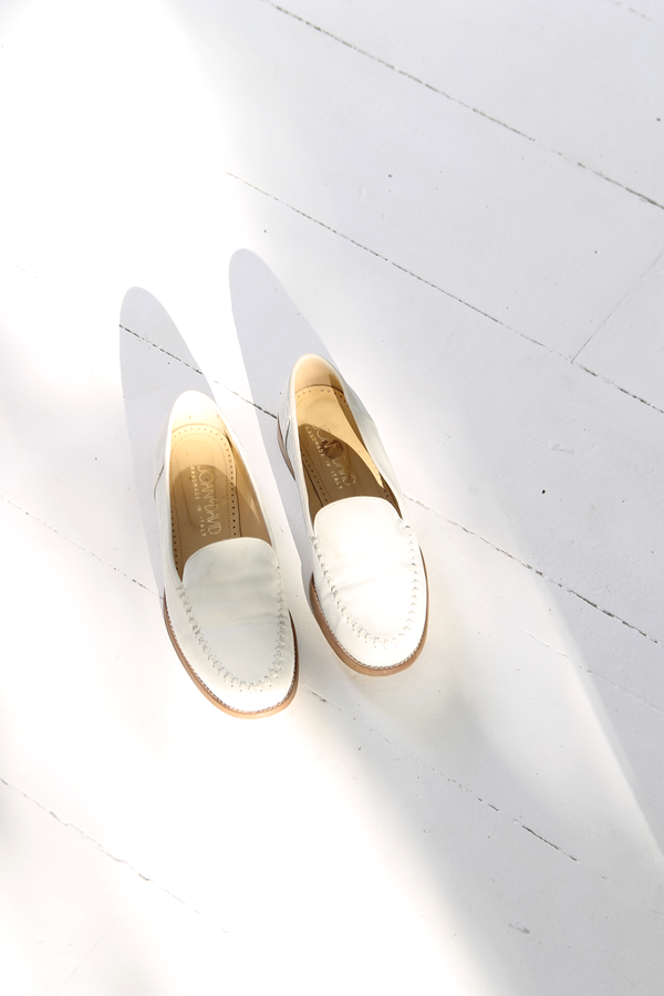 DUO NYC Vintage White Nubuck Loafer DUO NYC Vintage White Nubuck Loafer