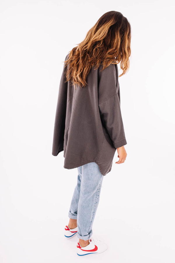 Black Crane Square Shirt (Dark Shadow) Black Crane Square Shirt (Dark Shadow)