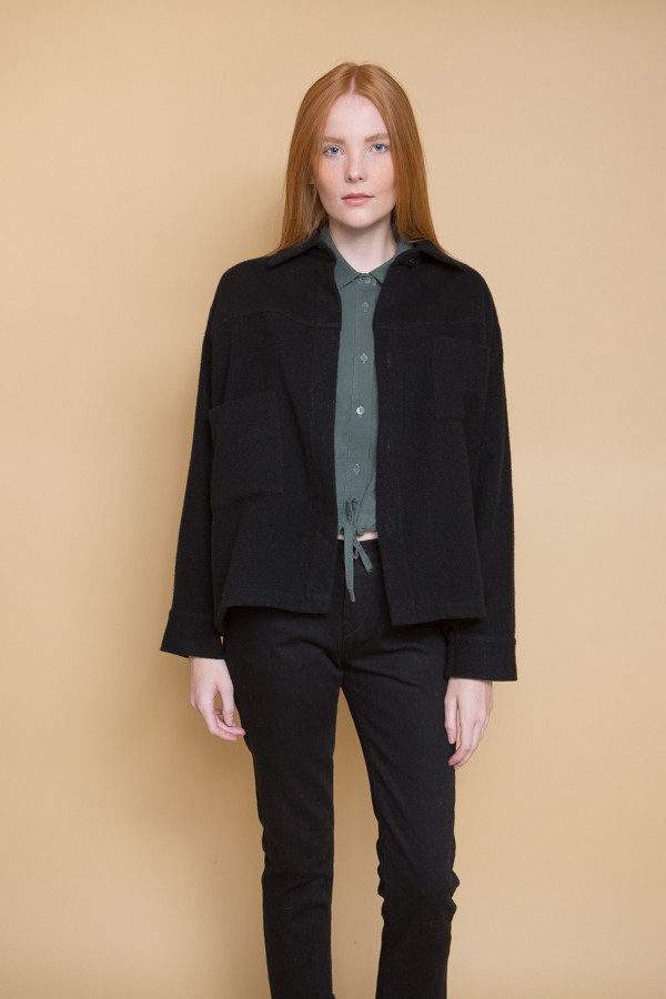 First Rite Work Jacket - Black Wool First Rite Work Jacket - Black Wool