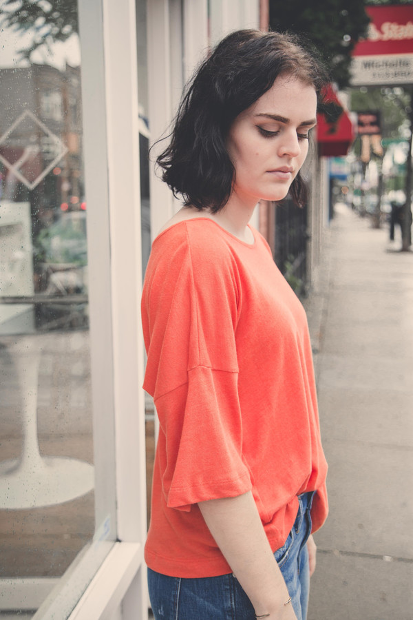Ilana Kohn Jersey Tee in Persimmon Ilana Kohn Jersey Tee in Persimmon