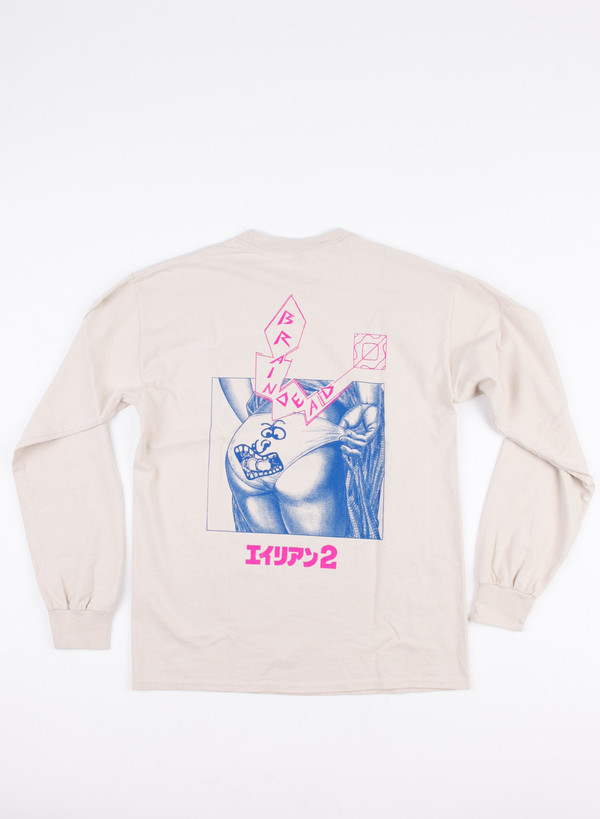 Brain Dead Bottoms Up L/S T Khaki Brain Dead Bottoms Up L/S T Khaki