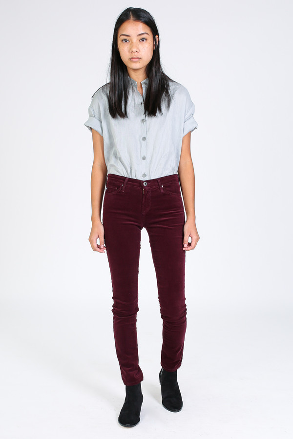 AG Jeans Corduroy Prima in Wine AG Jeans Corduroy Prima in Wine