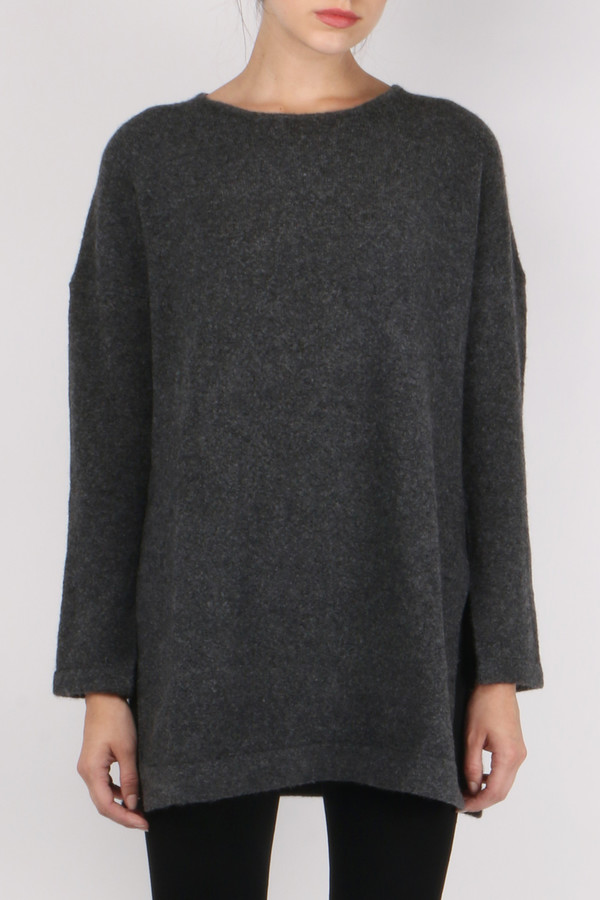 Allude Slit Pullover Allude Slit Pullover