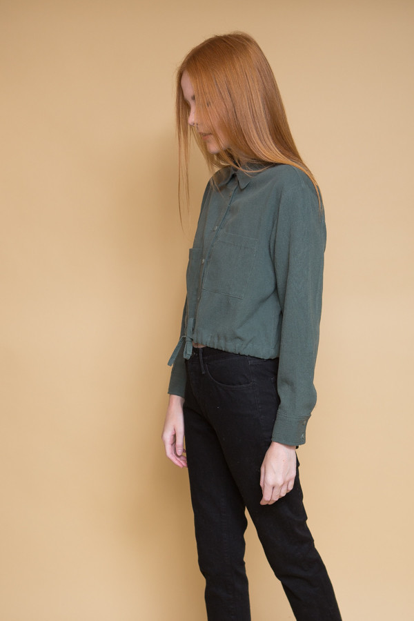 First Rite Tie Work Shirt - Jade First Rite Tie Work Shirt - Jade