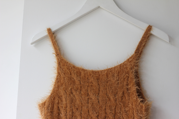 Hey Jude Textured Marigold Tank Hey Jude Textured Marigold Tank