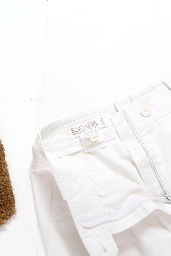 DUO NYC Vintage Escada White Trousers DUO NYC Vintage Escada White Trousers
