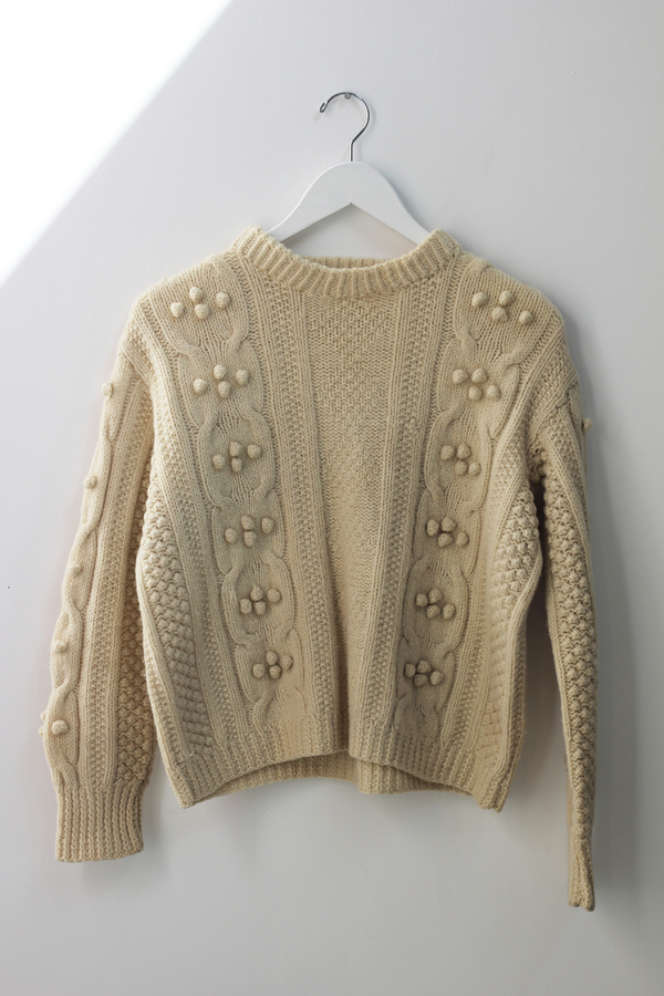 Hey Jude Heavy Knit Wool Crewneck Hey Jude Heavy Knit Wool Crewneck