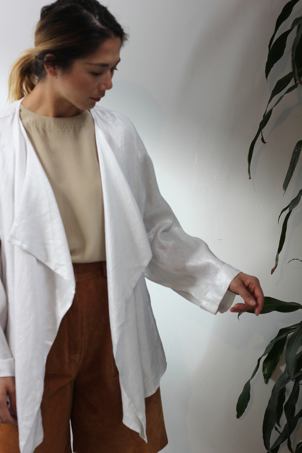 Hey Jude Metallic Linen Cardigan Hey Jude Metallic Linen Cardigan