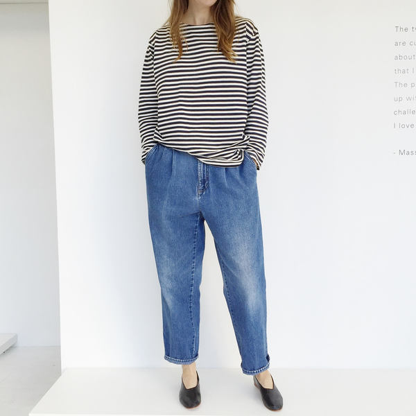 Johan Vintage Pleated Denim Pant Johan Vintage Pleated Denim Pant