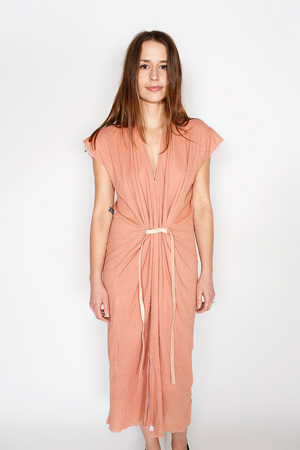 Miranda Bennett Vision Dress, Lined Cotton Gauze in Noon Miranda Bennett Vision Dress, Lined Cotton Gauze in Noon