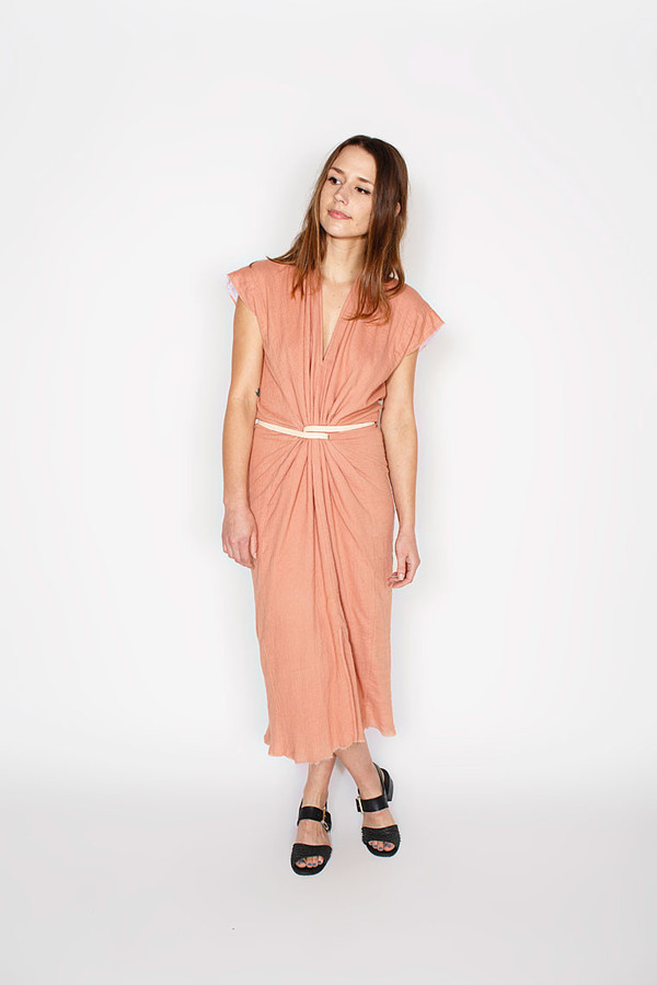 Miranda Bennett Vision Dress, Lined Cotton Gauze in Noon Miranda Bennett Vision Dress, Lined Cotton Gauze in Noon